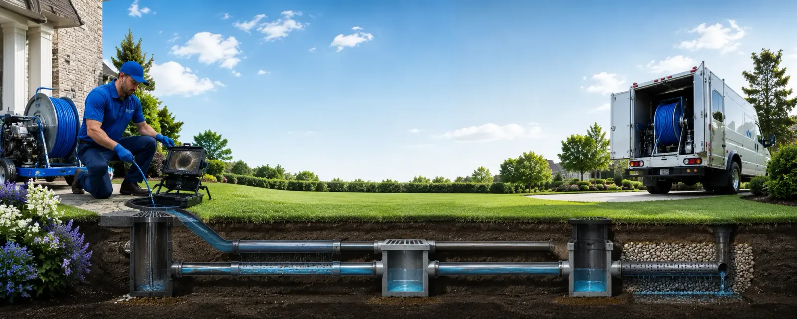 Outdoor drain cleaning information for Hardtner, KS